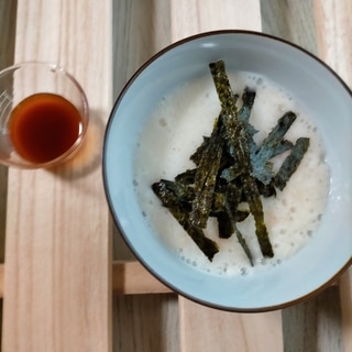 長いものとろろ!カツオ醤油で